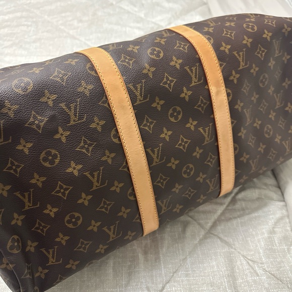 Louis Vuitton Brown Monogram Keepall 50 with strap Travel Bag - Picture 14 of 17